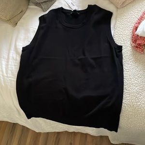 Light weight Black J Crew sweater tank